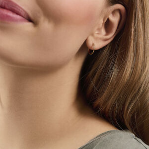 Tiny Plain Hoops 13mm