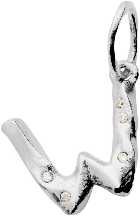 Alphabet Pendant Silver