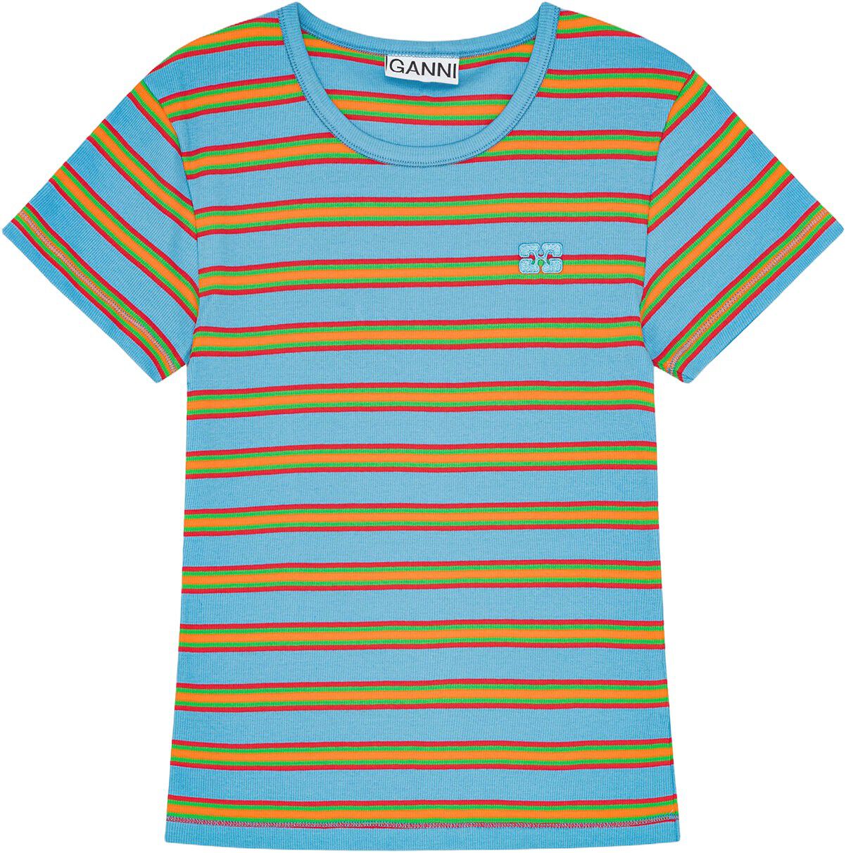 Soft Cotton Rib Stripes Baby Fit T-