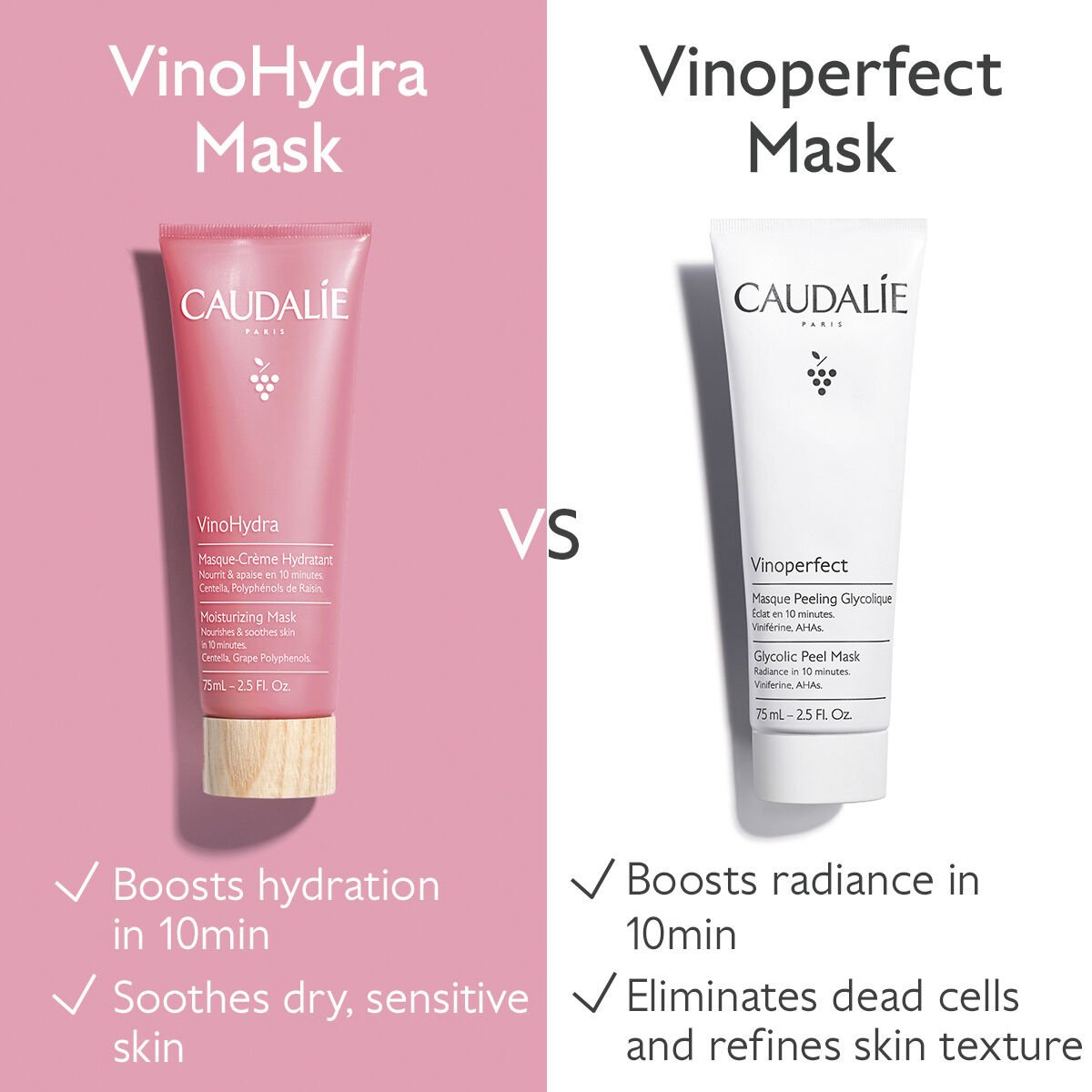 Caudal&iacute;e Vinohydra Moisturizing Mask 75 ml
