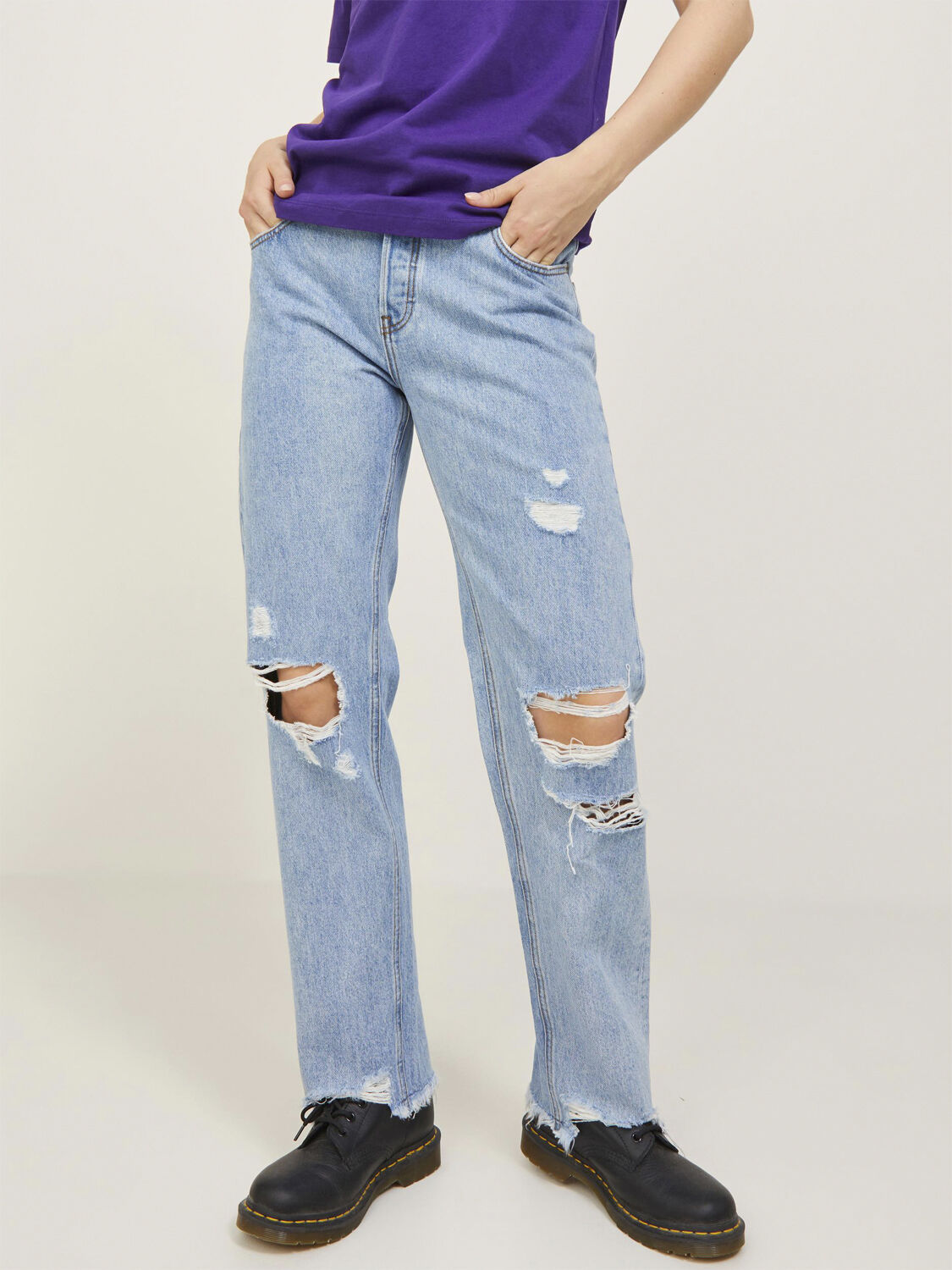 JXSEOUL STRAIGHT MW JEANS RR3003 BR