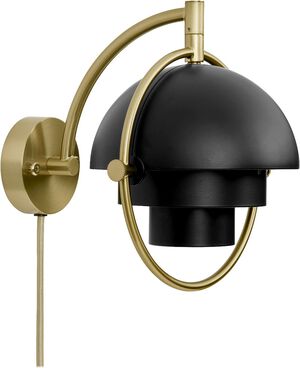 Multi-Lite Wall Lamp, EU Base: Chrome, Shade: White Semi Mat