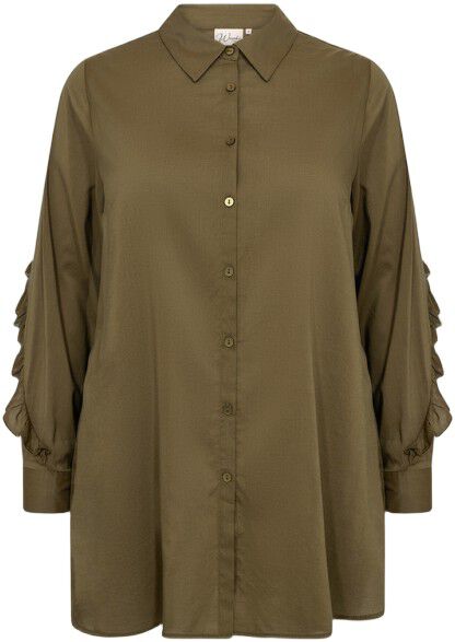 Curvy WA-NOMA 2 Skjorte M&oslash;rk sand