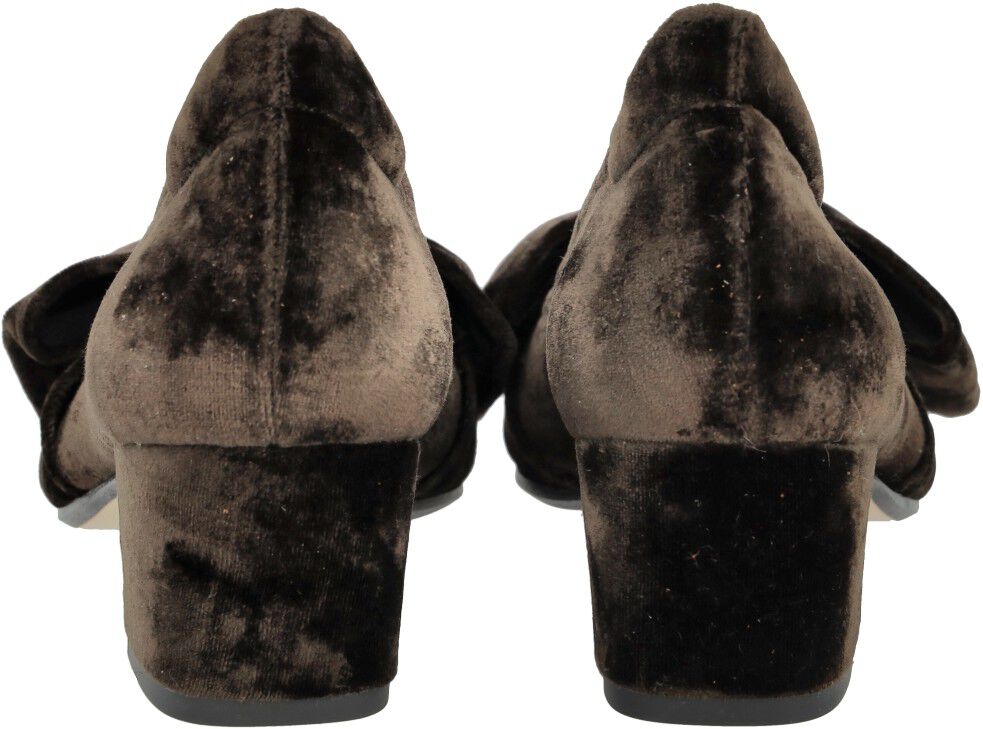 Sl&oslash;jfe pump i bl&oslash;d velour