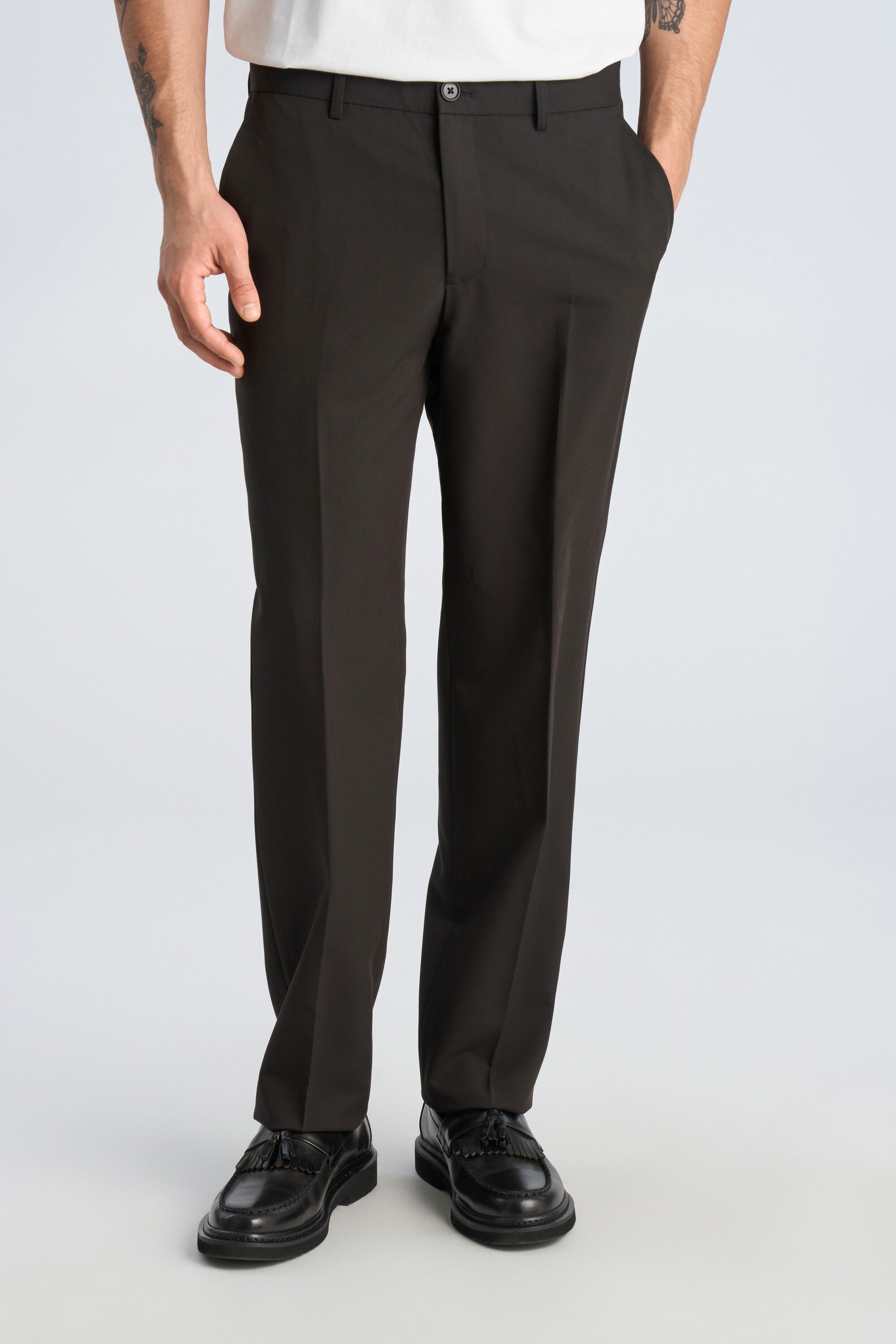 Fine twill stretch suit