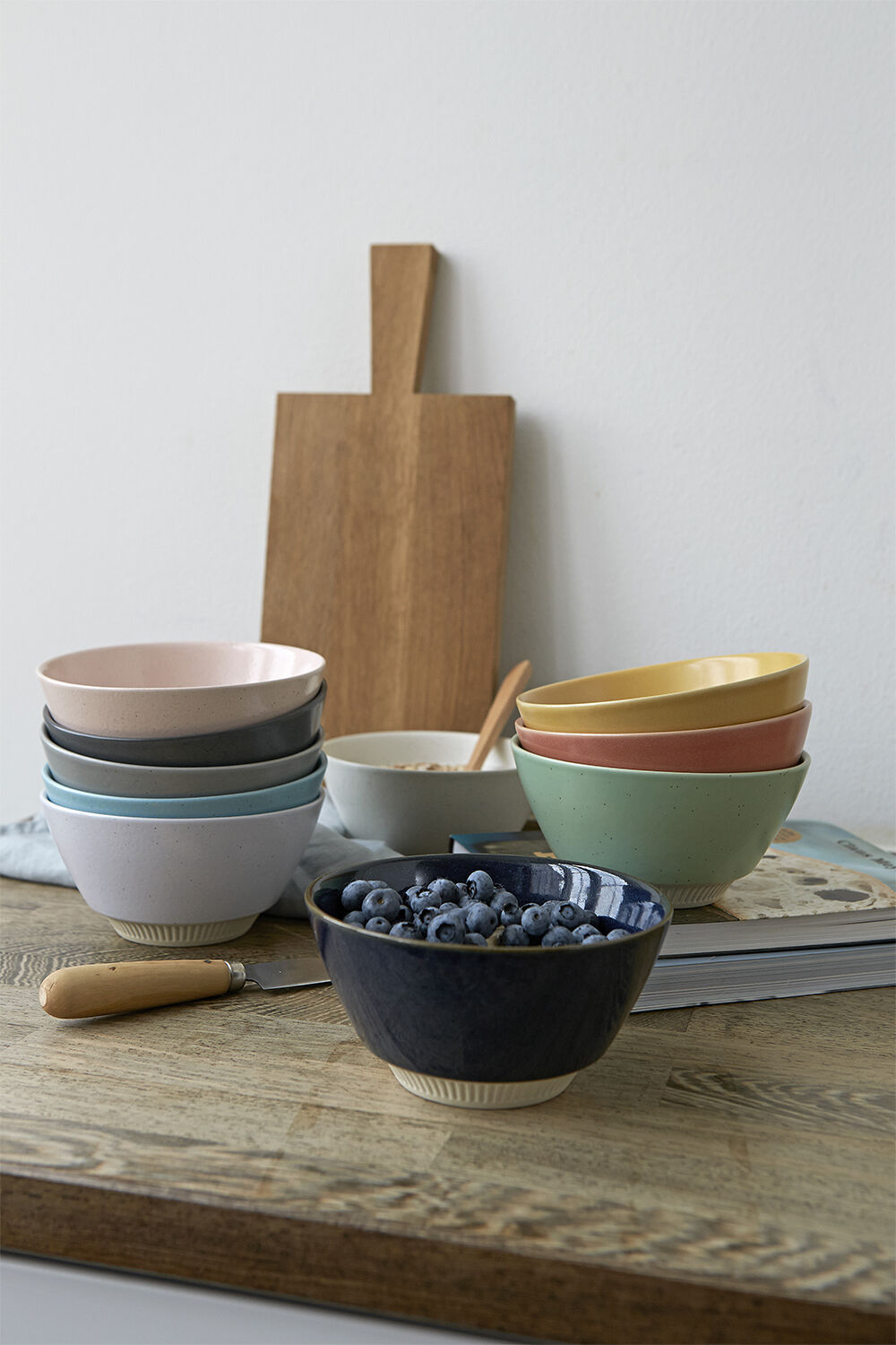 Knabstrup Colorit, sk&aring;l, rosa, &Oslash;14 cm