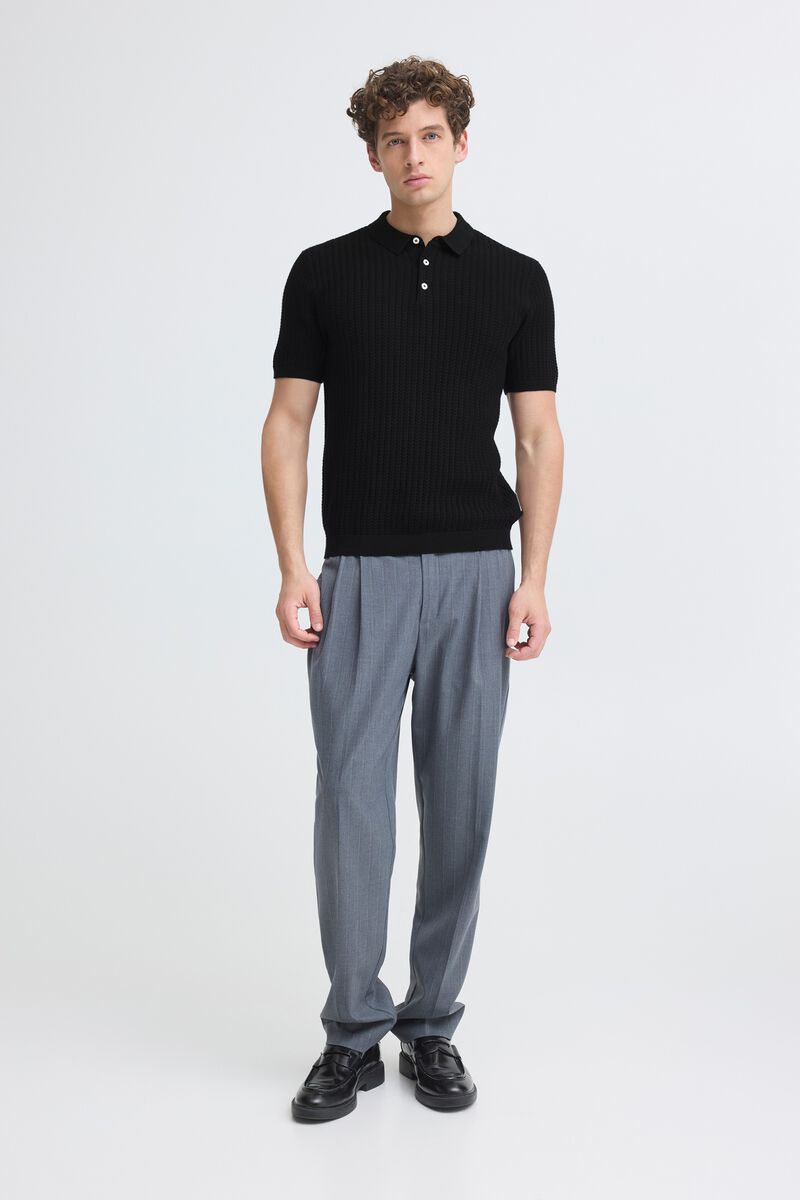 Cfkarl Structured Knit Polo