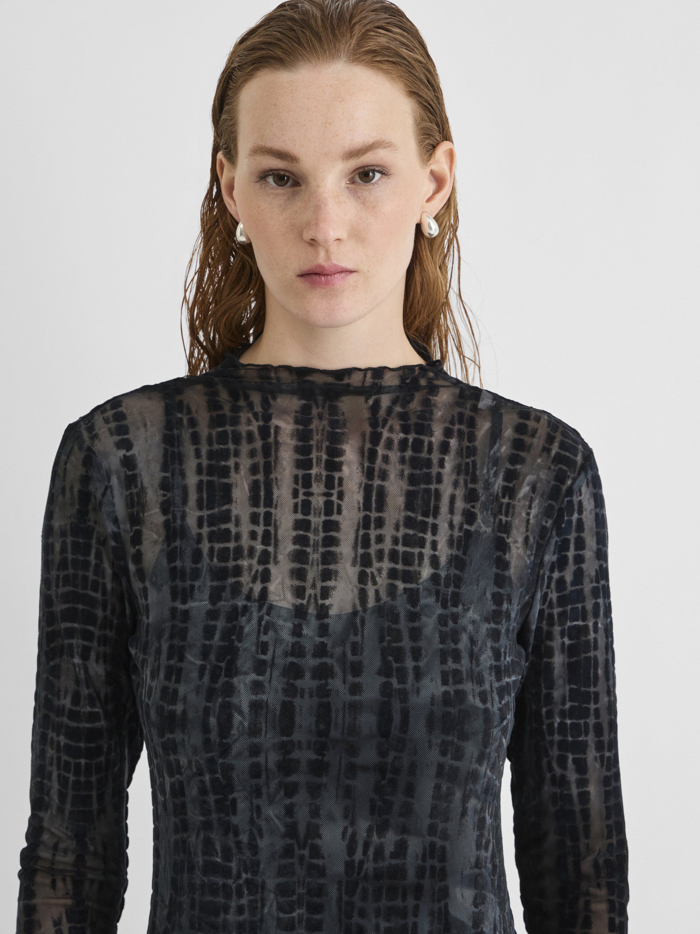Rouasra L/S O-Neck Maxi Dress