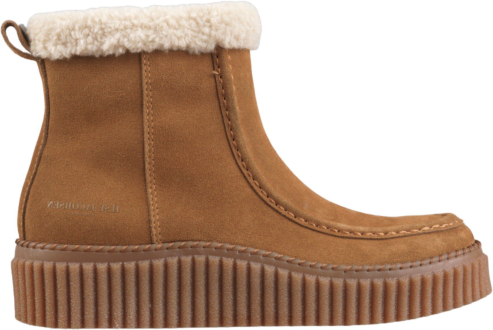 Suede Boots With Shearling