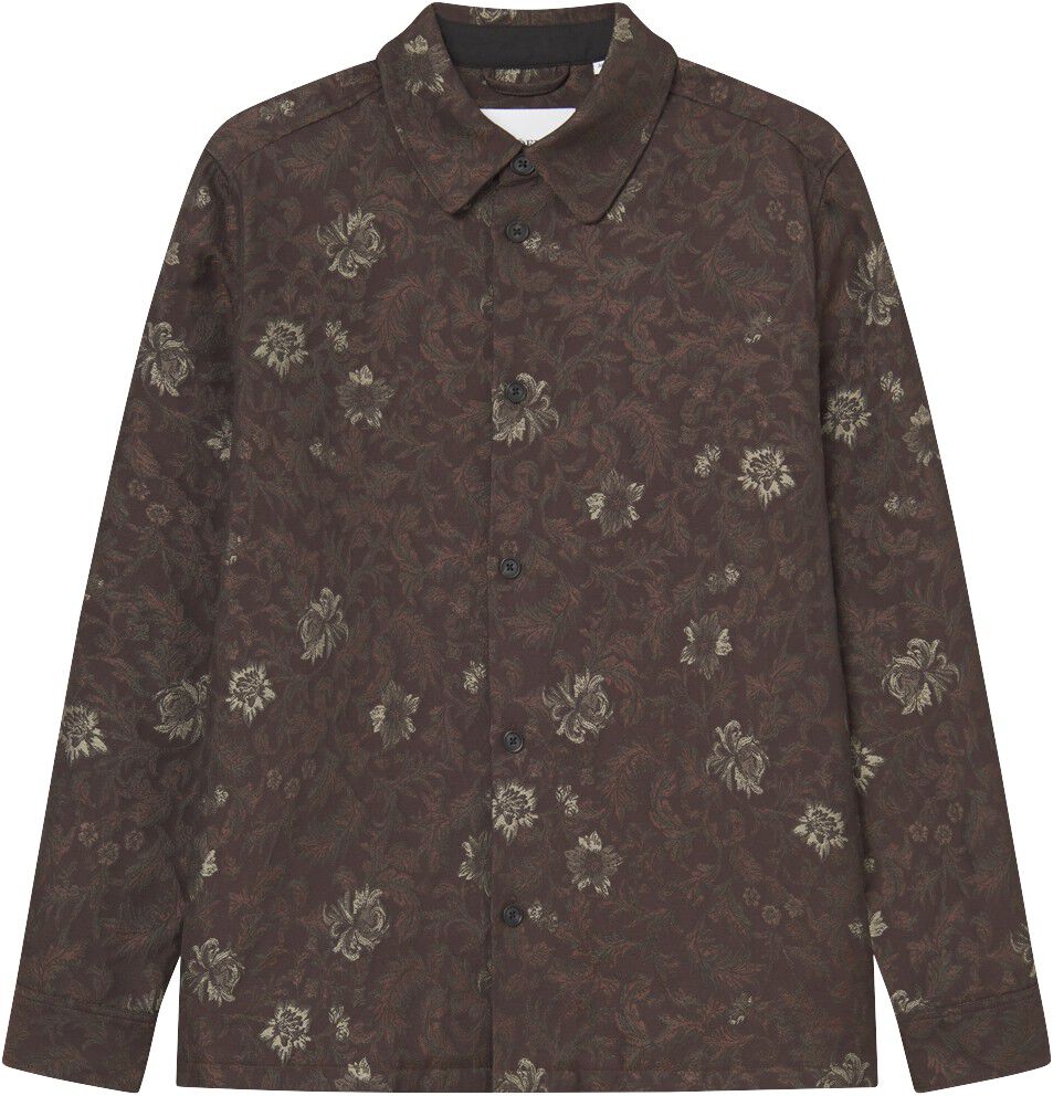 Kaleb Flower Jacquard Overshirt