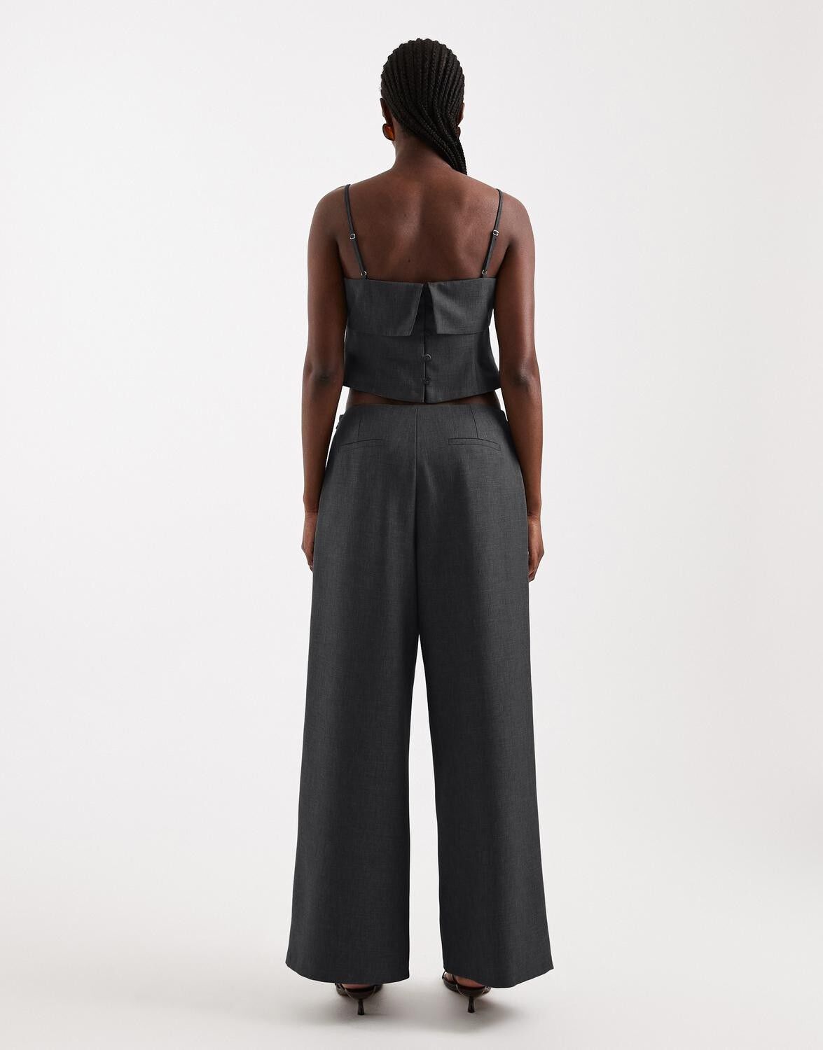 Tsarwa Wide Leg Fold Over Trouser