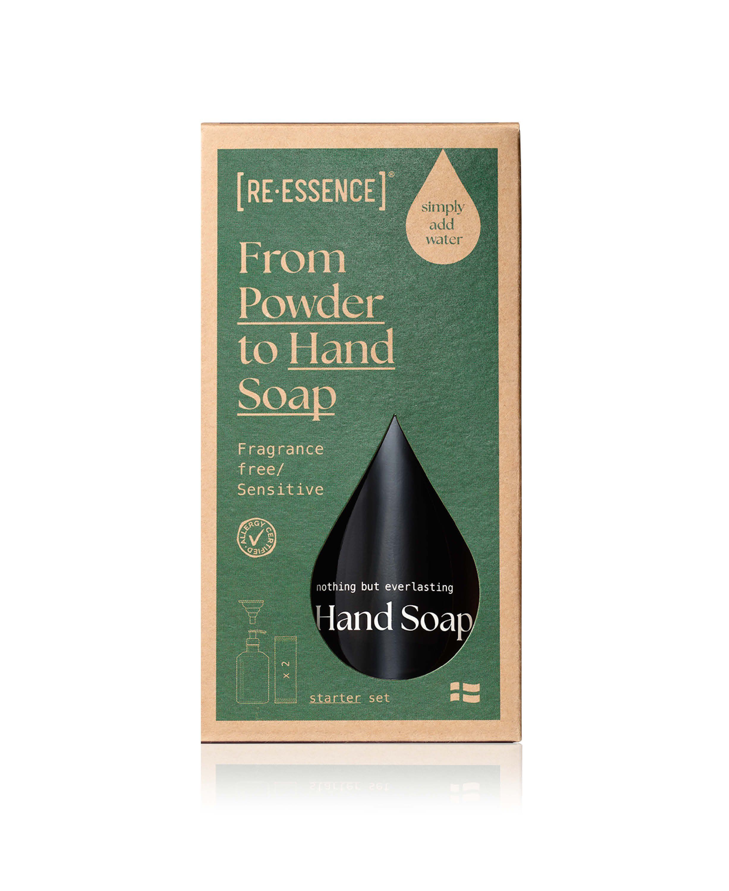 H&aring;nds&aelig;be - Glasdispenser + 2 Refills (Parfume fri/Sensitiv)