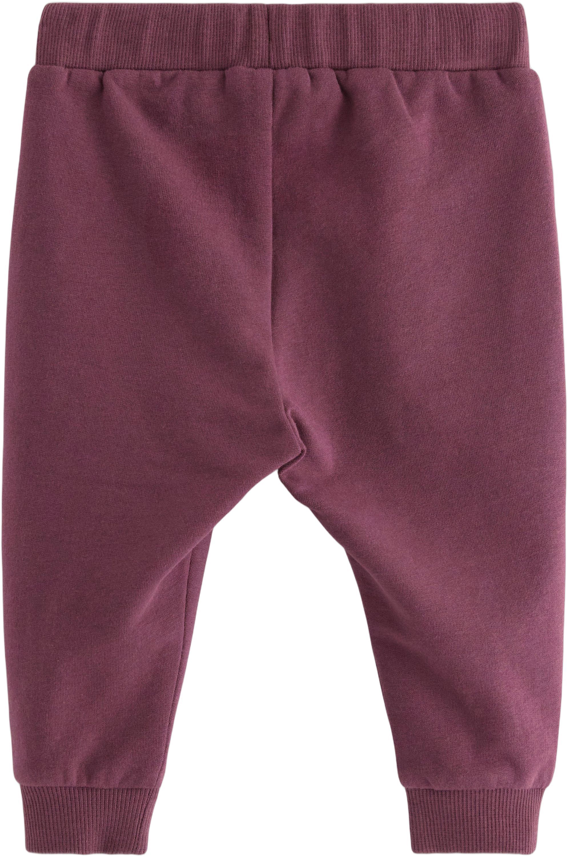 Mjukisbyxor i bomull med mjuk, bors