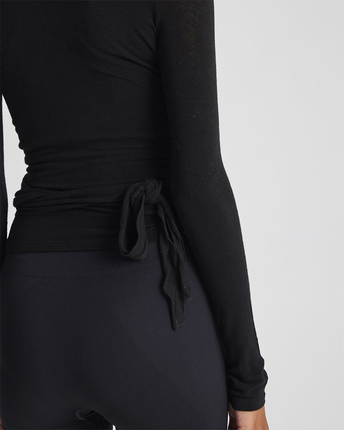 Anne L/S Wool Wrap Top