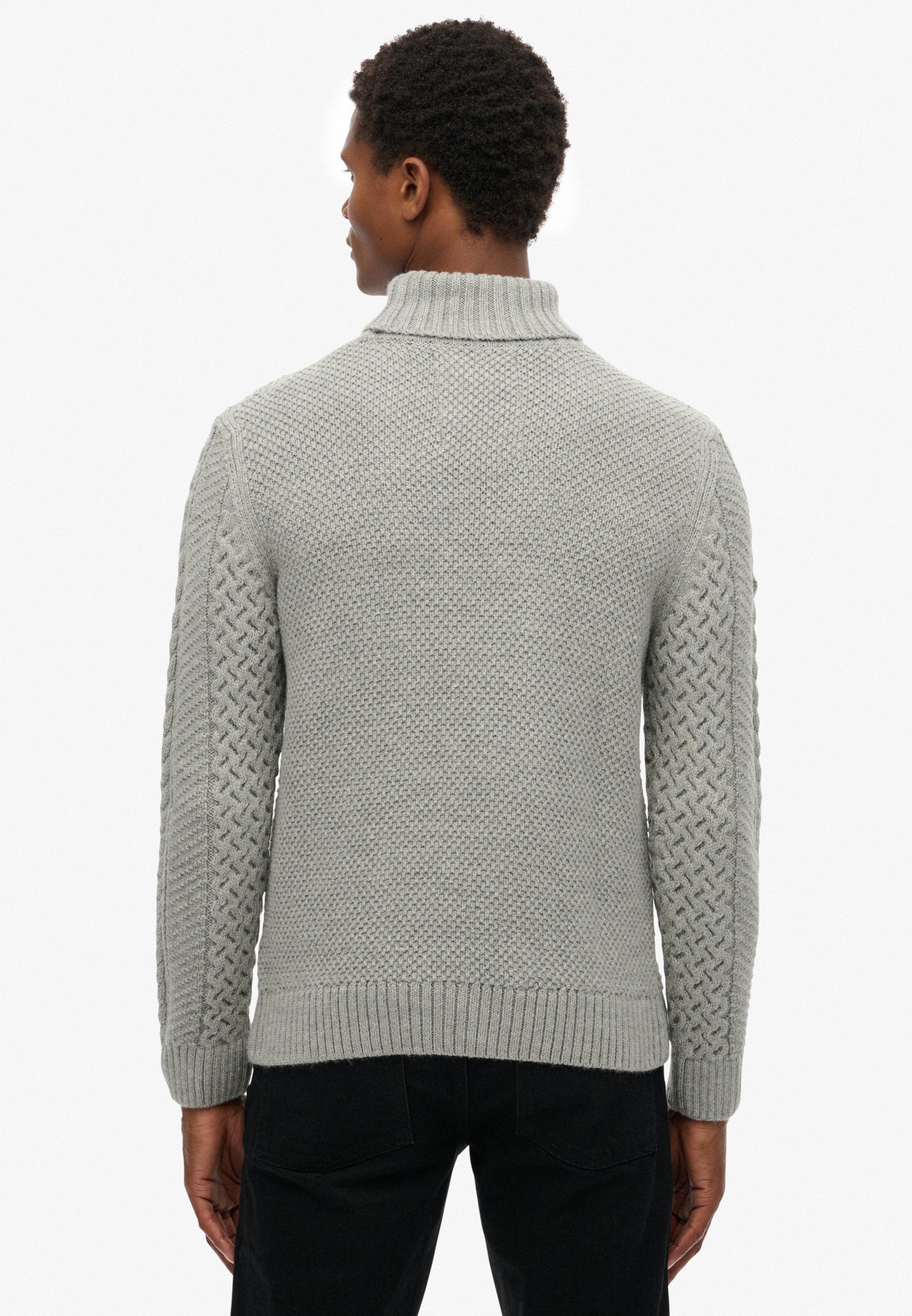 JACOB CABLE ROLL NECK JUMPER
