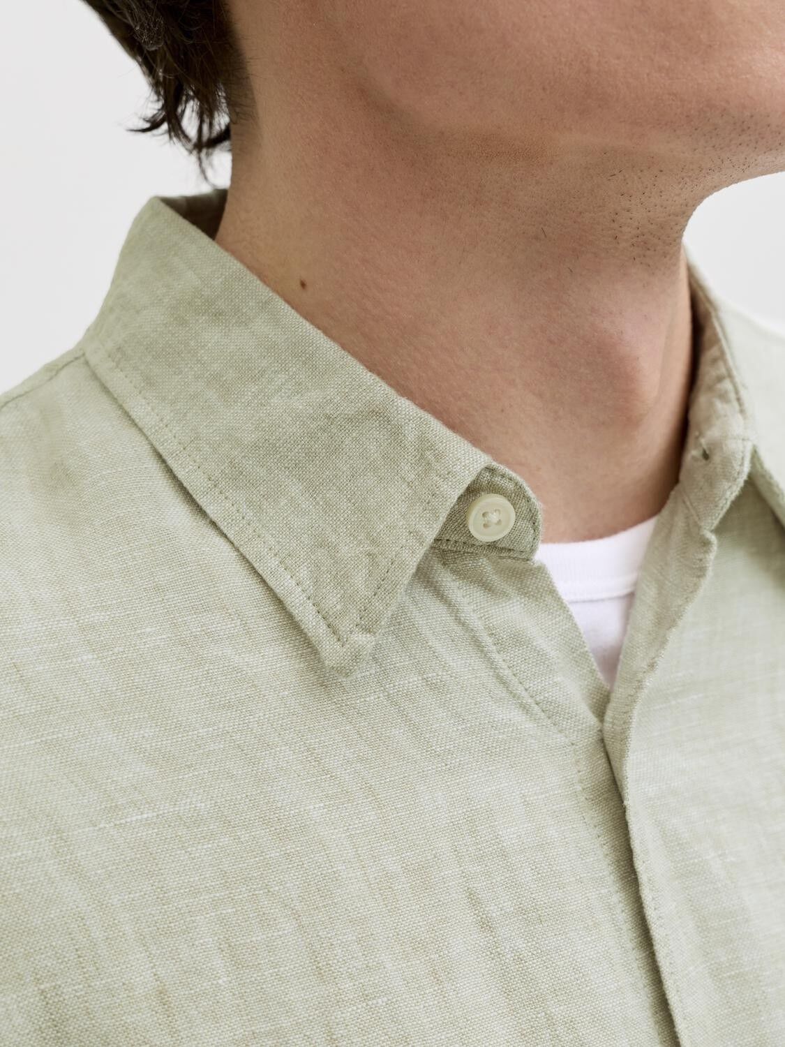 JPRBLALAWRENCE LINEN LS SHIRT SN