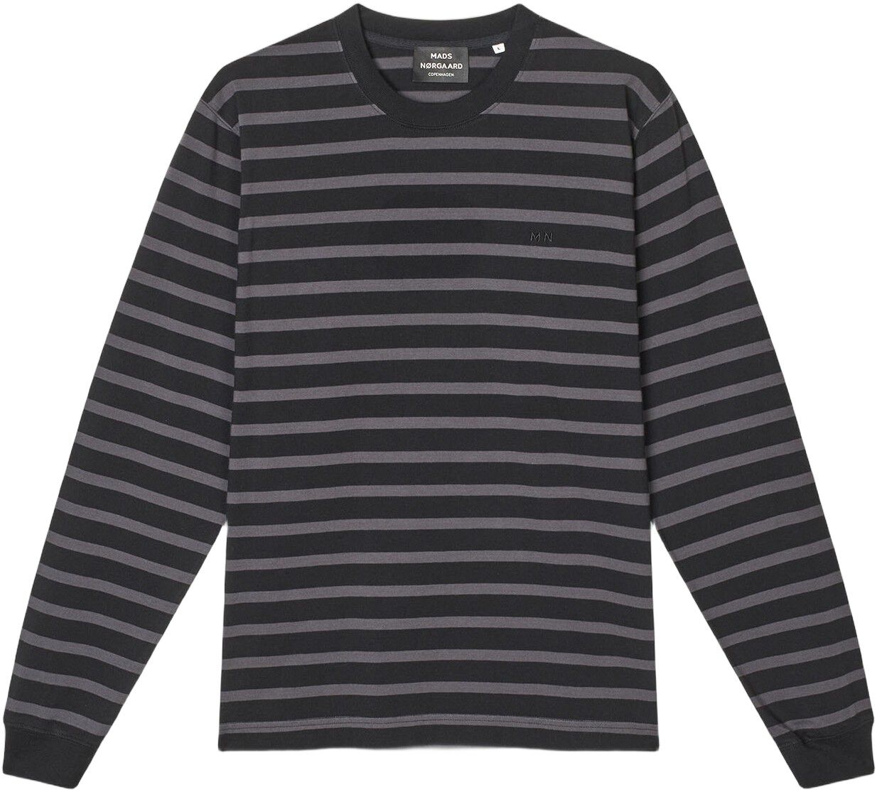 Cotton Jersey Stripe Frode Tee LS