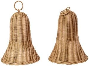 Braided Bells - Set of 2 - Natural
