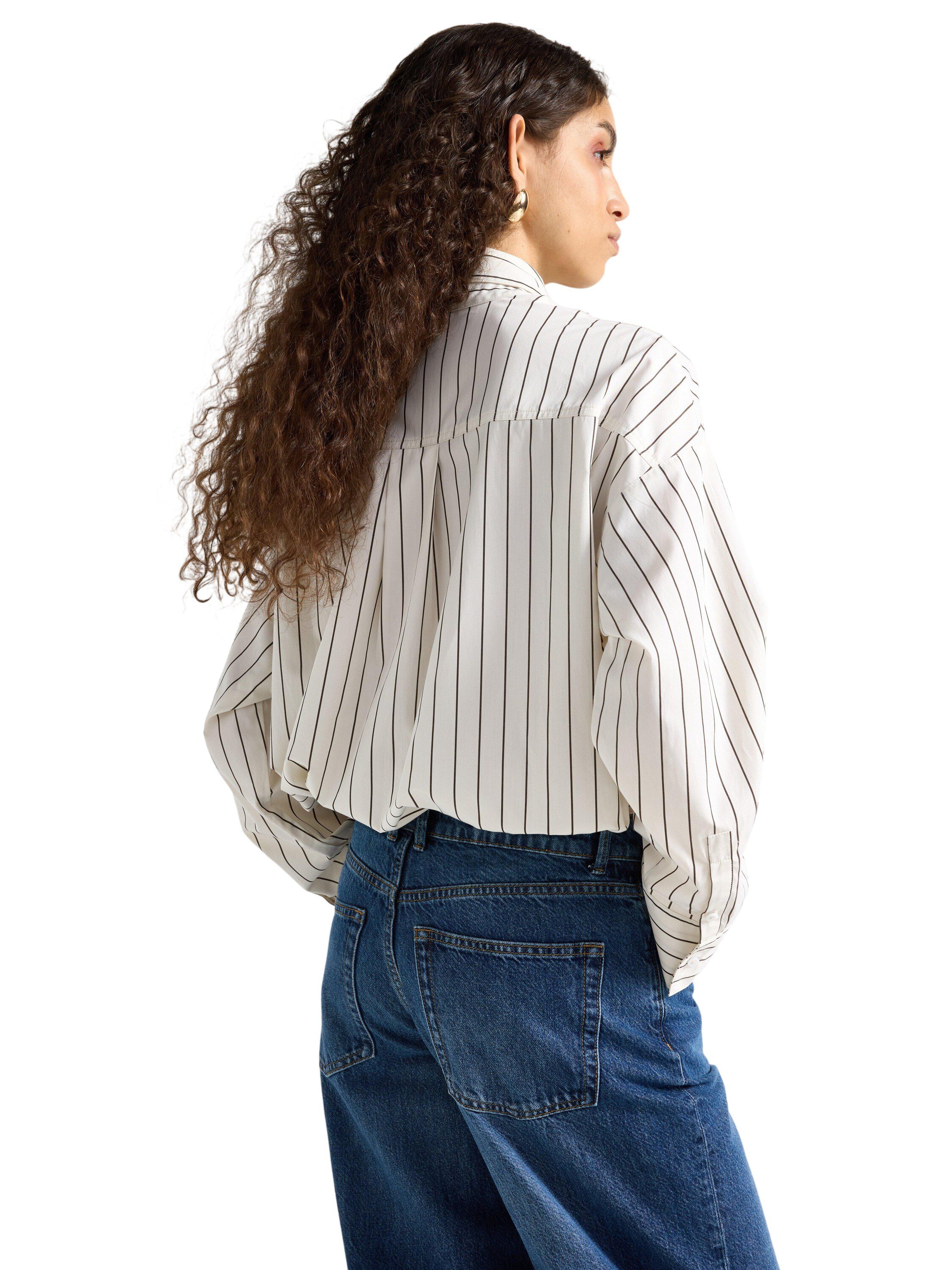 Skjorta med avslappnad passform, l&aring;