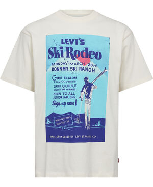 VINTAGE FIT GRAPHIC TEE SKI RO