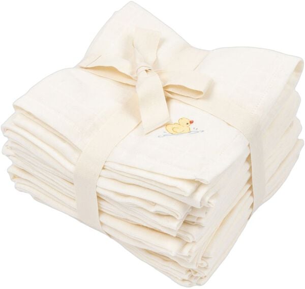 NUVOLI 10 PACK MUSLIN CLOTH GOTS