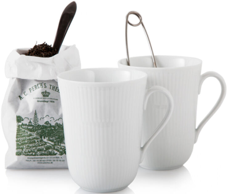 White Fluted Cup 36cl 2PK