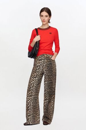 Soft cotton rib LS