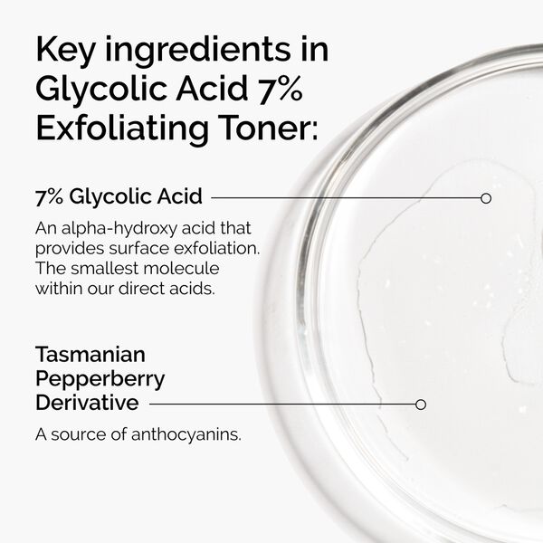 Glycolic Acid 7% Exfoliating Toner 100ml