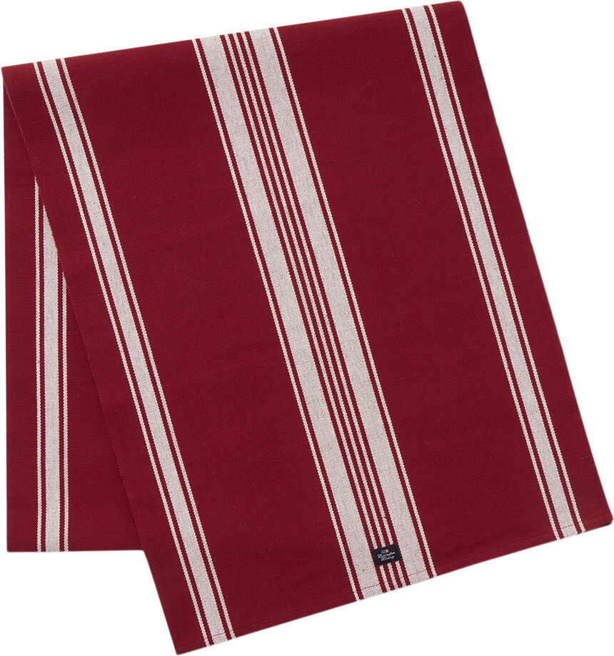 Organic Cotton Rib Runner with Stripes