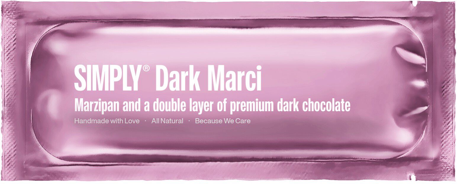 Simply&reg; DARK MARCI chokoladebar (40g)