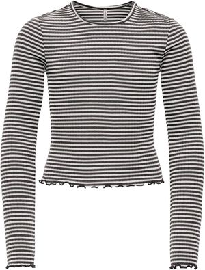 KOGDIXI LIFE L/S O-NECK STRIPE TOP