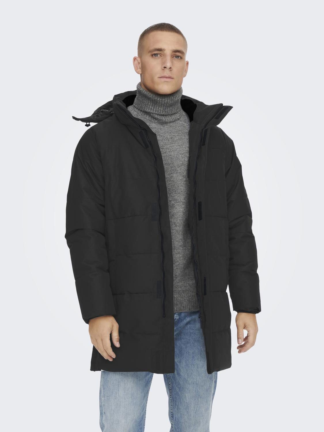 ONSCARL LIFE LONG QUILTED COAT OTW