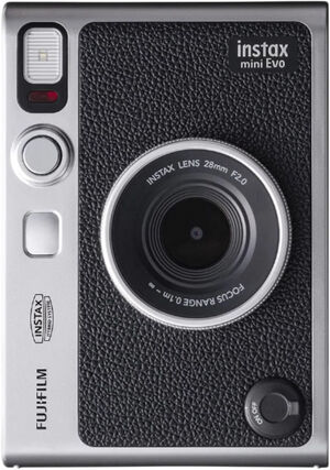 Instax Mini Evo kamera. Sort