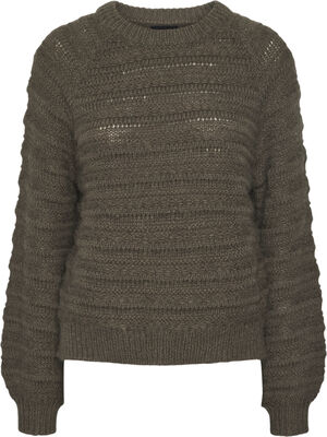 PCJAYDA LS O-NECK KNIT NOOS