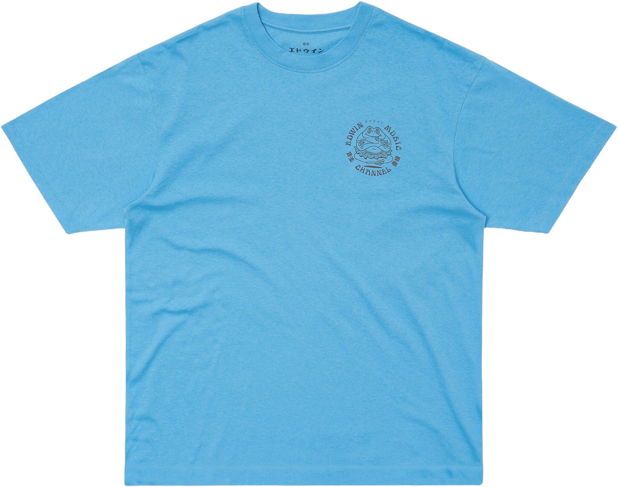 Edwin Music Channel T-Shirt - Azure Blue
