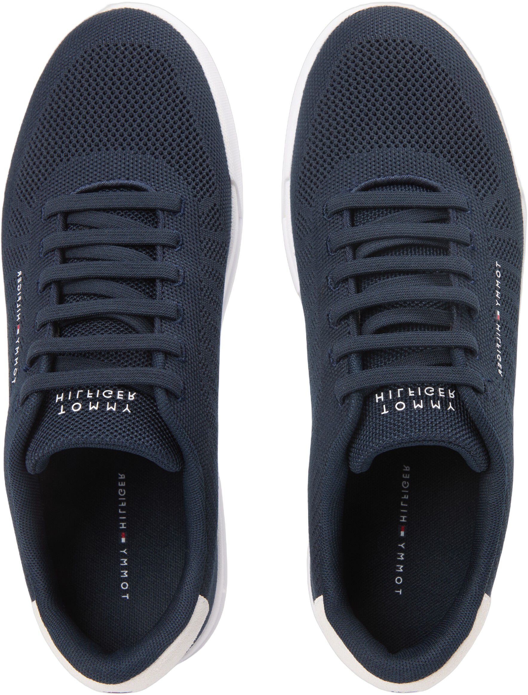 Logo Knit Court Trainers