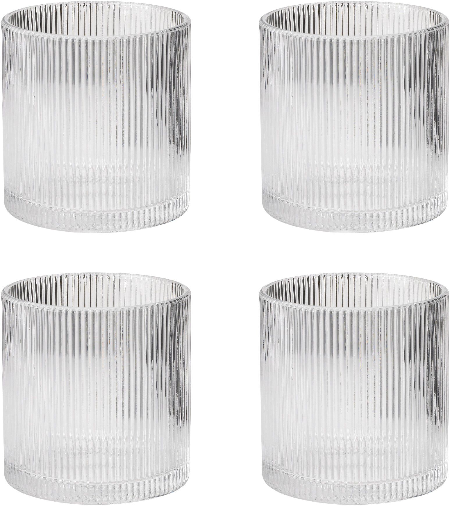 Pilastro lowballglas 0.35 l. 4 Stk clear