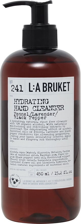 242 Fugtgivende Hand Cleanser Fennikel/Lavendel/Sort Pepper 450 ml