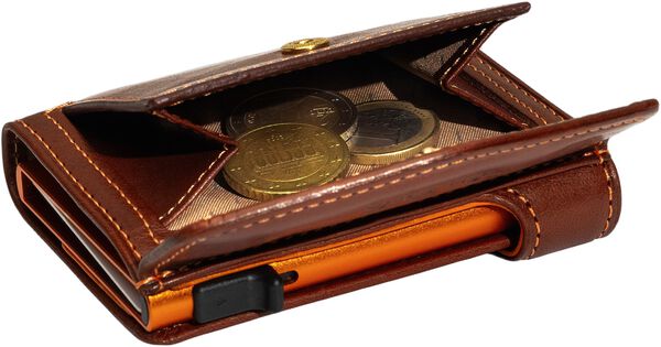 Furbo cardholder with banknote and coin pocket