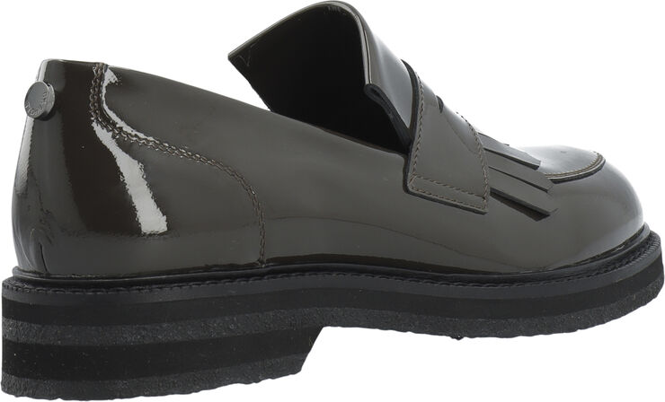 CASBETTY Loafer W. Fringes Patent Leather