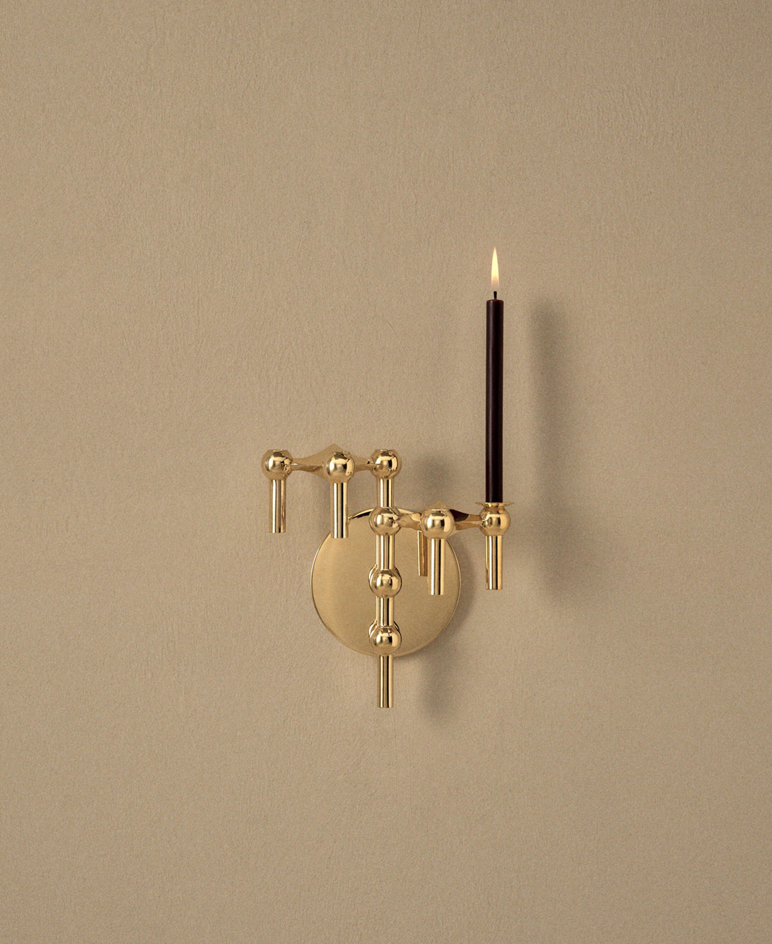 STOFF Nagel wall hanger - solid brass
