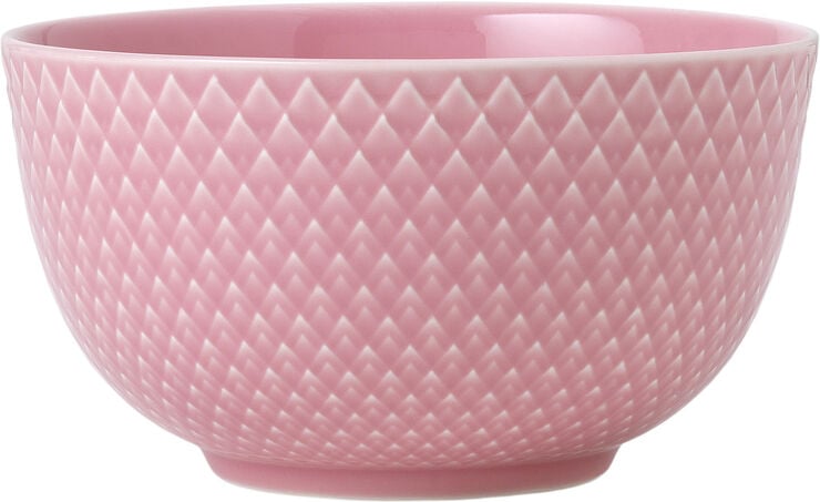 Rhombe Color Skål Ø11 cm rosa porcelæn