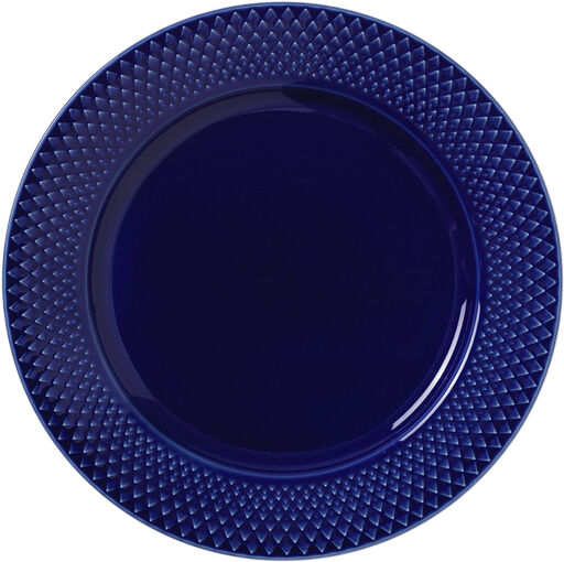 Rhombe Color Frokosttallerken &Oslash;23 cm m&oslash;rk bl&aring;