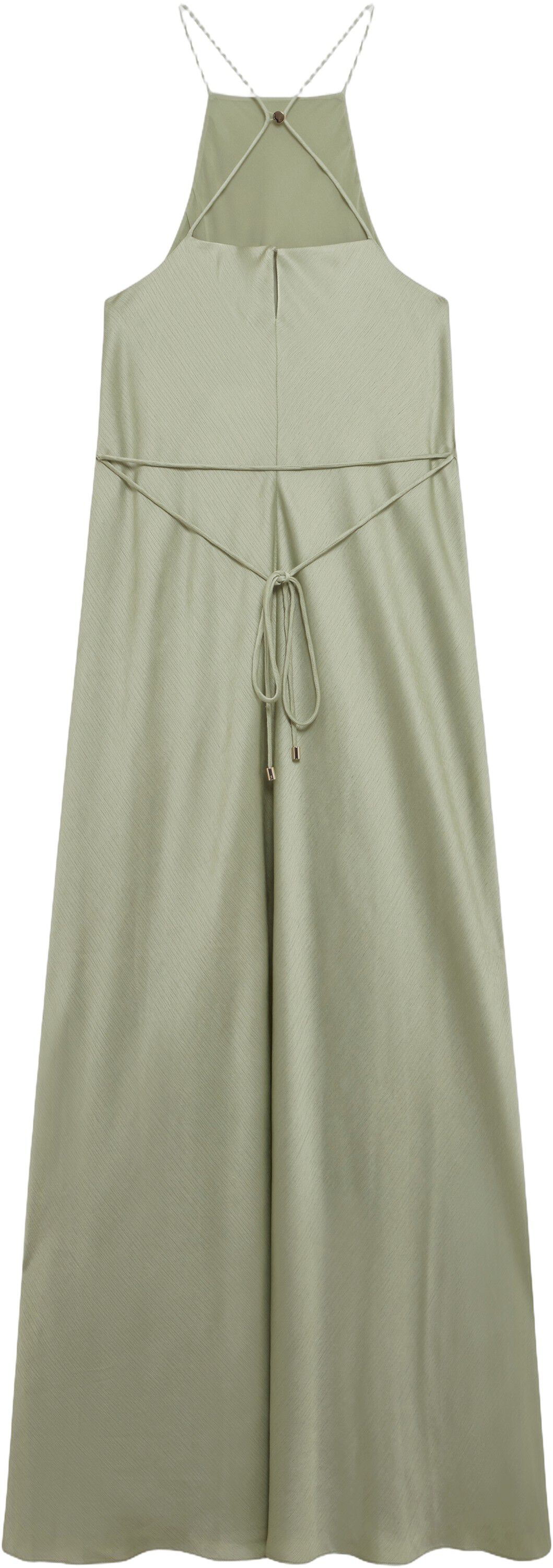 KAHRLI Halter Neck Midi Dress