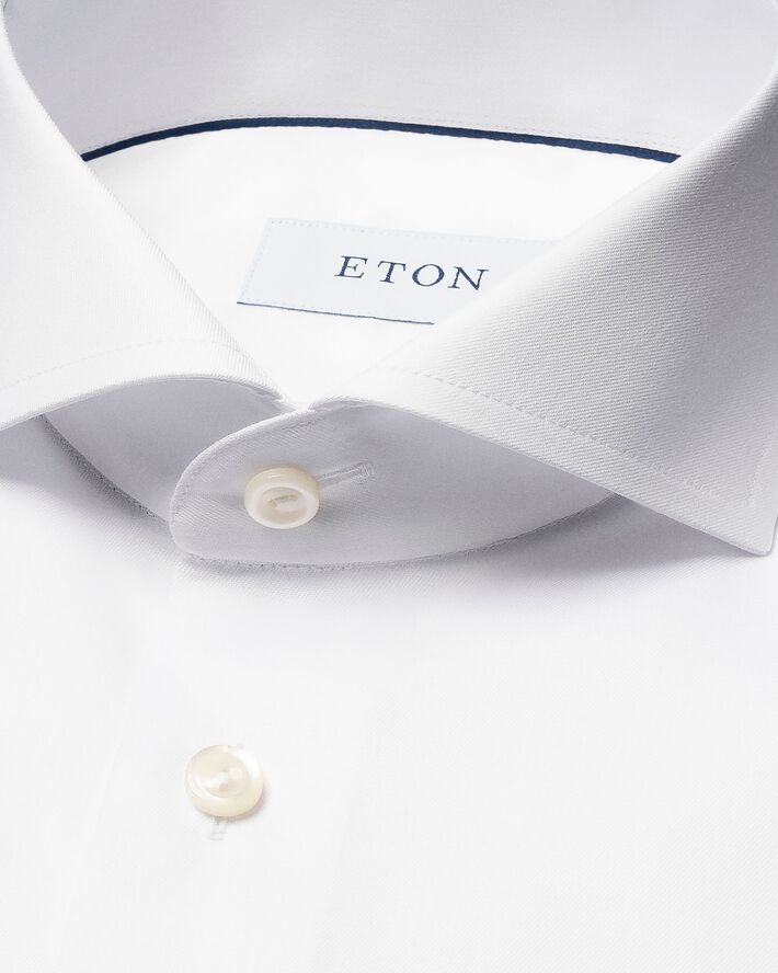 Super Slim Fit Light Blue Signature Twill Shirt