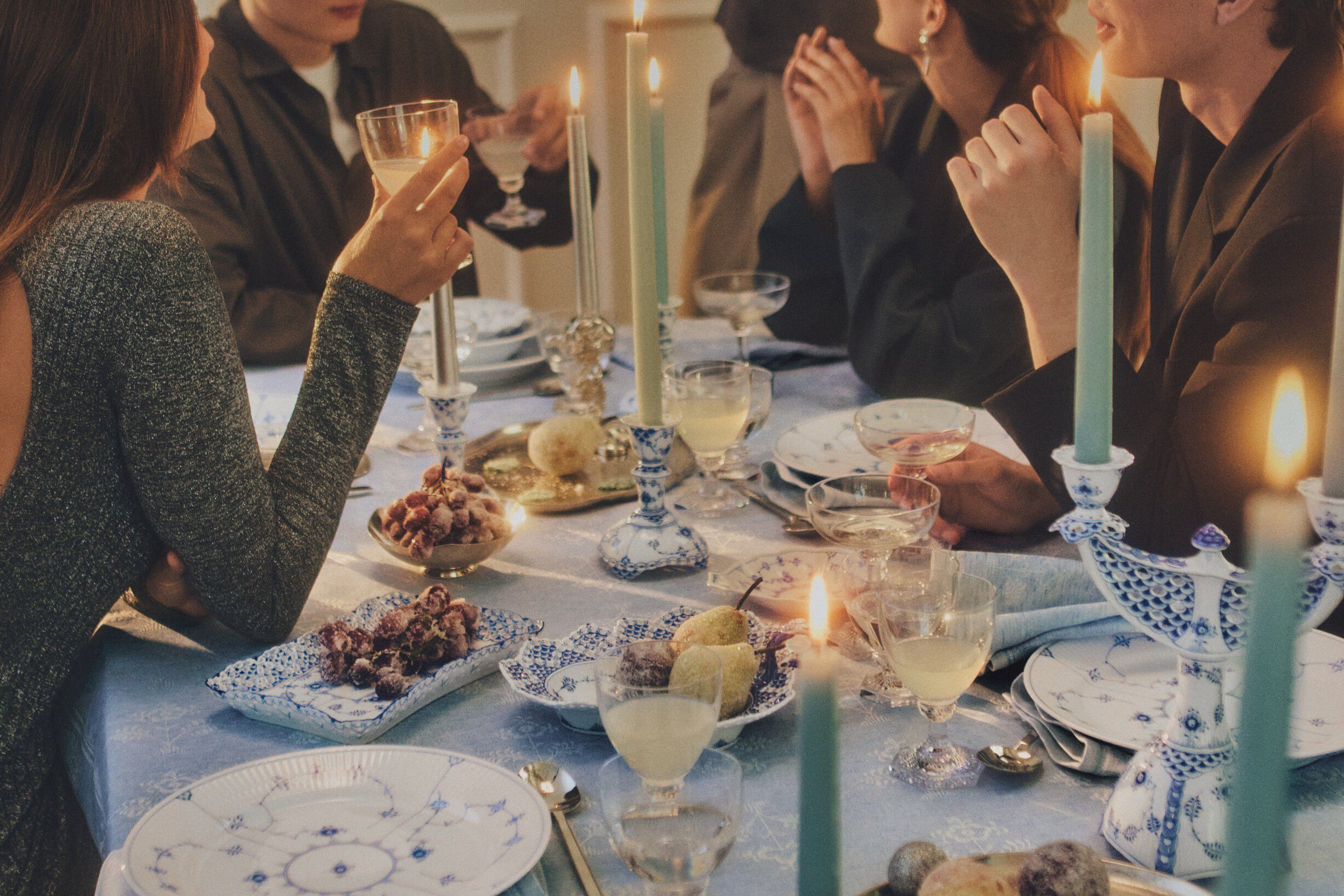 Mussel Helblonde fad, 23,5 cm