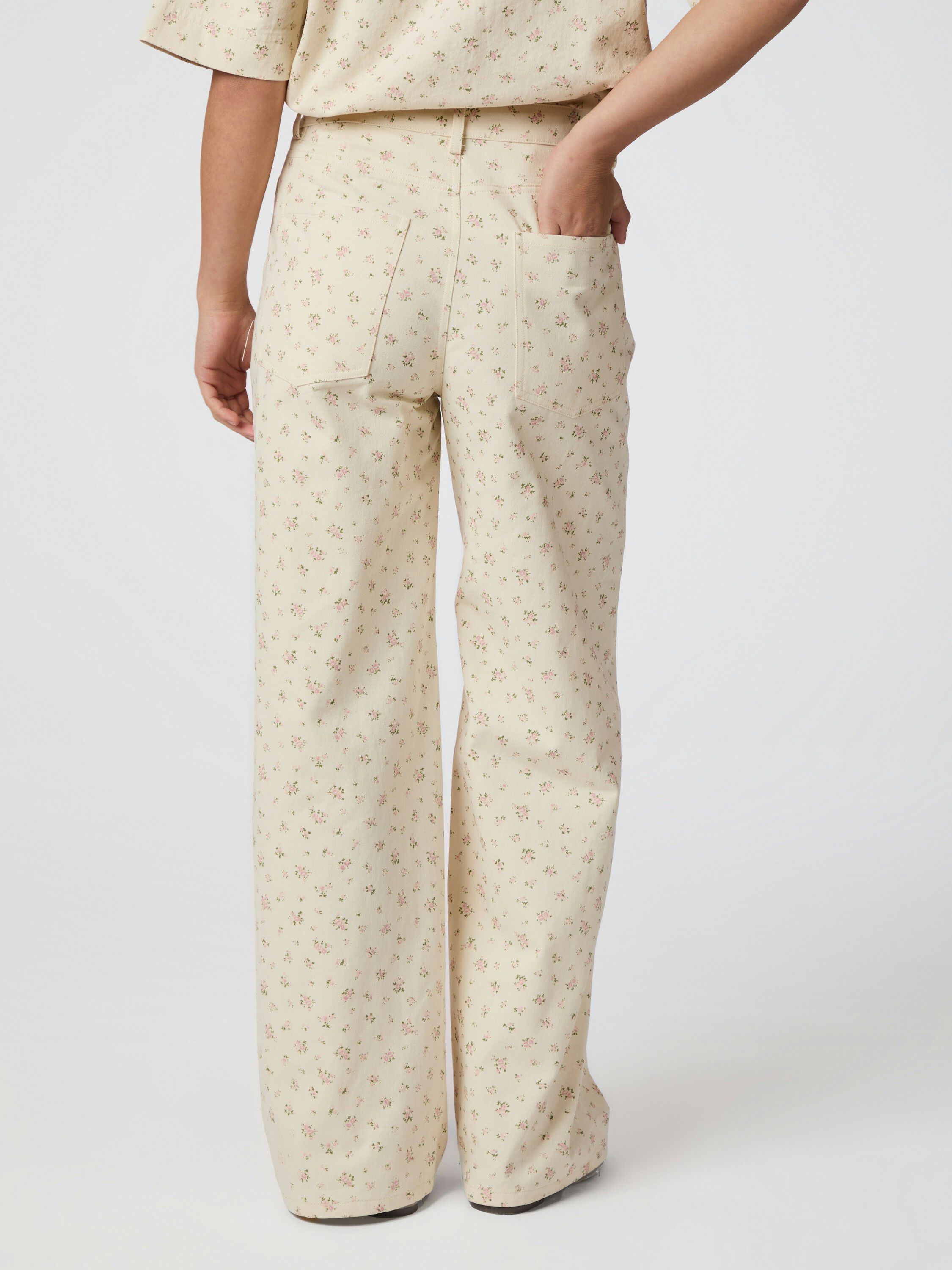 Semba Floral Denim Pants
