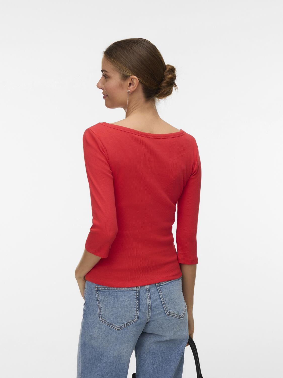 AWTHEA 3/4 BOATNECK TOP EXCL NOOS