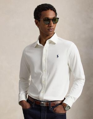 Stretch Knit Oxford Shirt