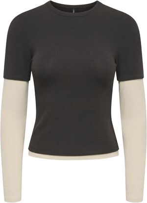 ONLDUBLA L/S DOUBLE TOP JRS